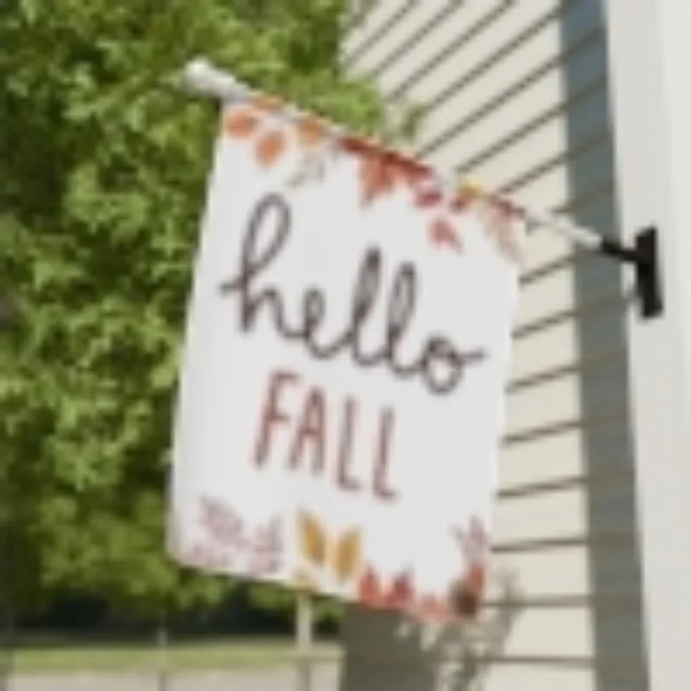Hello Fall Flag - Picture 1 of 4